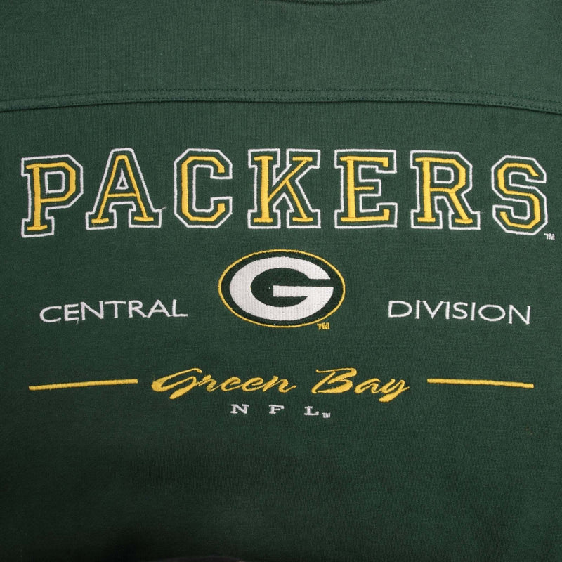 Vintage NFL Green Bay Packers Embroidered Sweatshirt 1990S Size XL