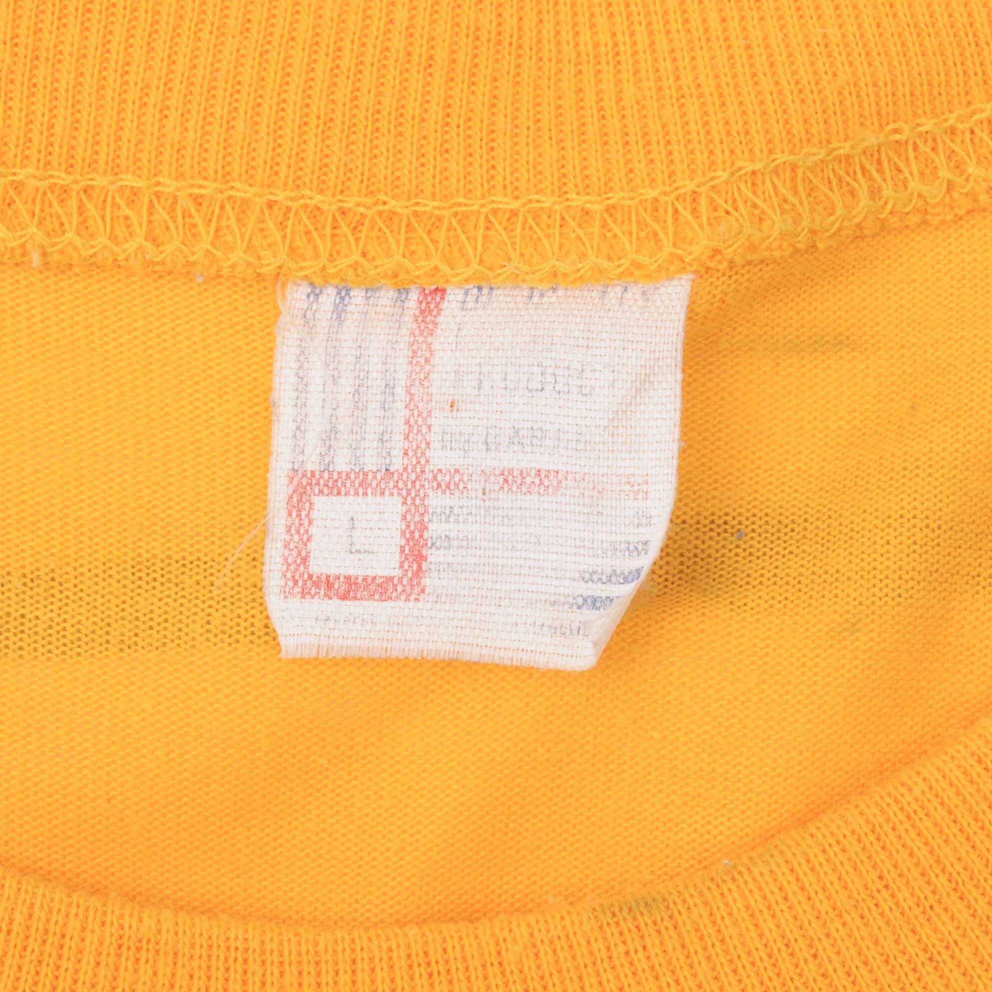 Vintage NFL San Diego Charger Power Tee Shirt 1980S Size Medium Made In USA With Single Stitch Sleeves