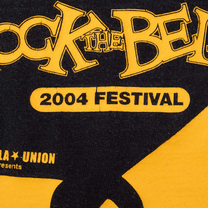 Vintage Guerilla Union Wu Tang Rock The Bells Festival 2004 Black Tee Shirt Size Large