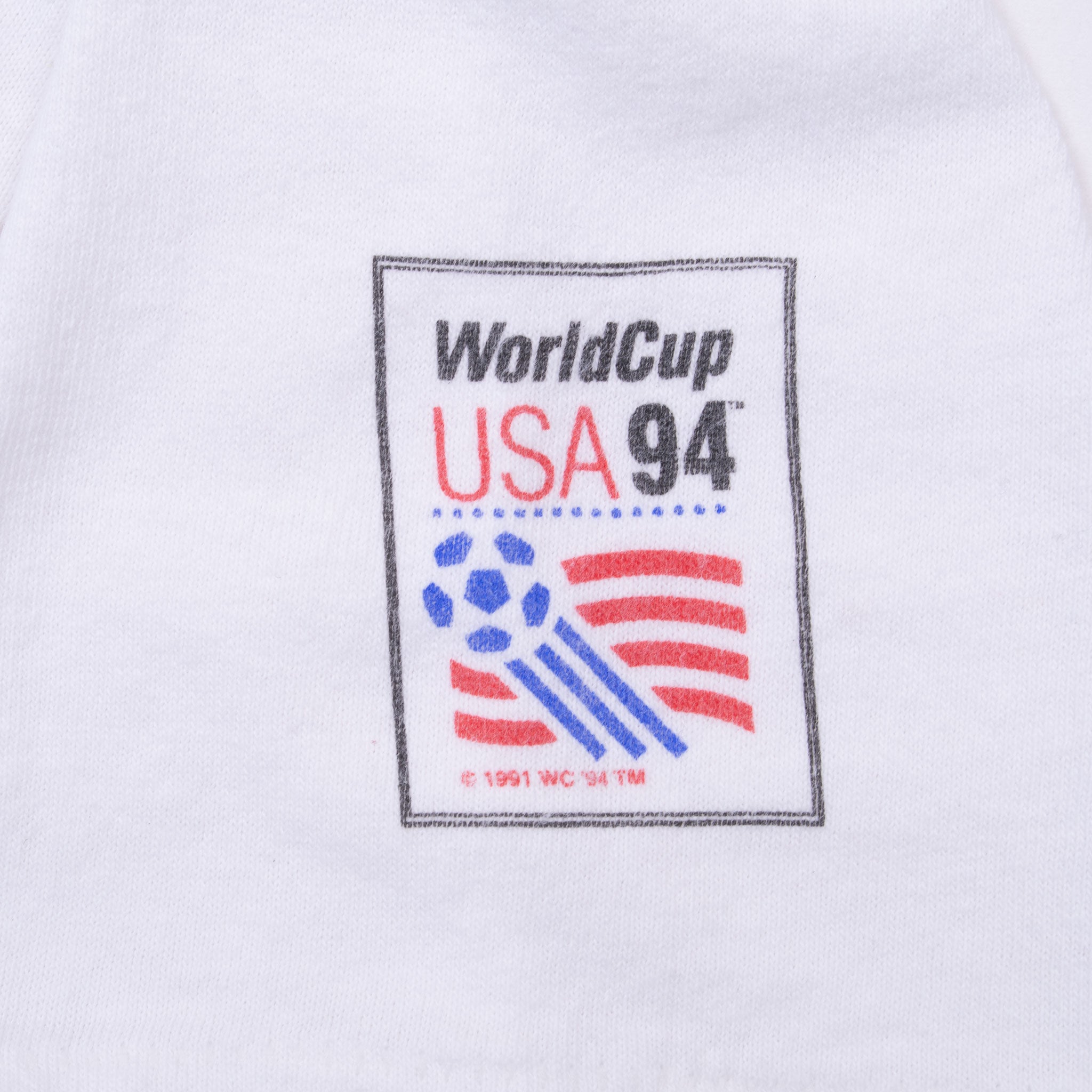 Vintage Soccer World Cup Cameroon 1994 Usa Tee Shirt Size Large With Single Stitch Sleeves