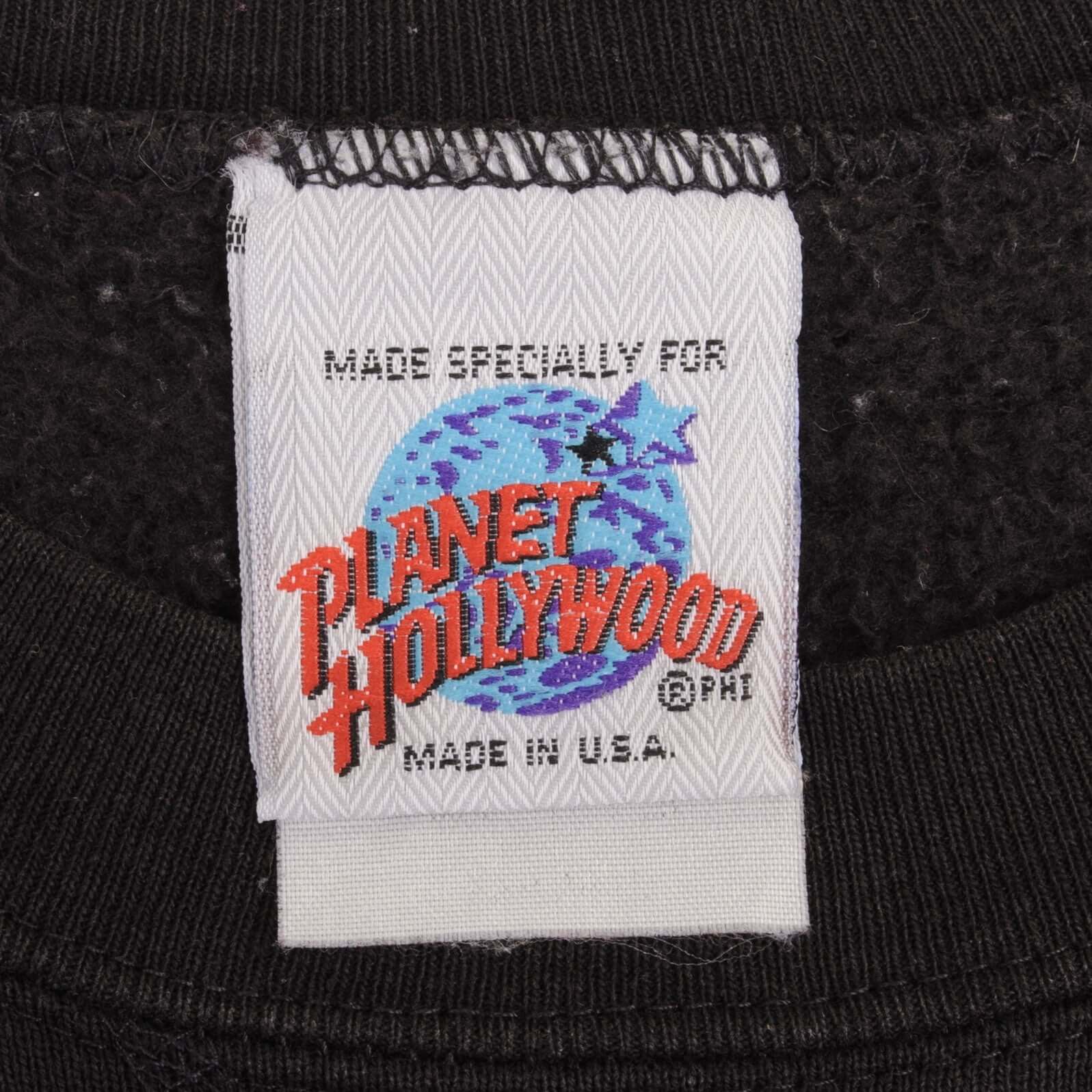 Vintage Planet Hollywood San Diego Sweatshirt 1990s Size XL Made In USA