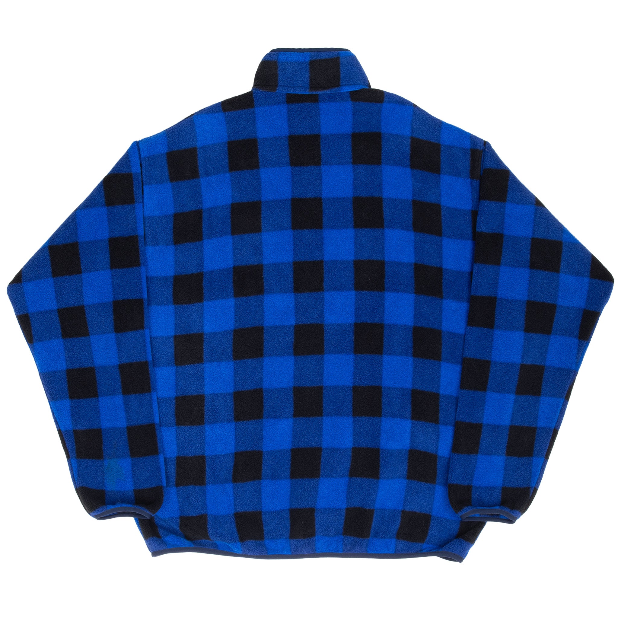 Vintage Patagonia Snap T Synchilla Blue Plaid Pullover Fleece Jacket 2000S Size XL

STY25580