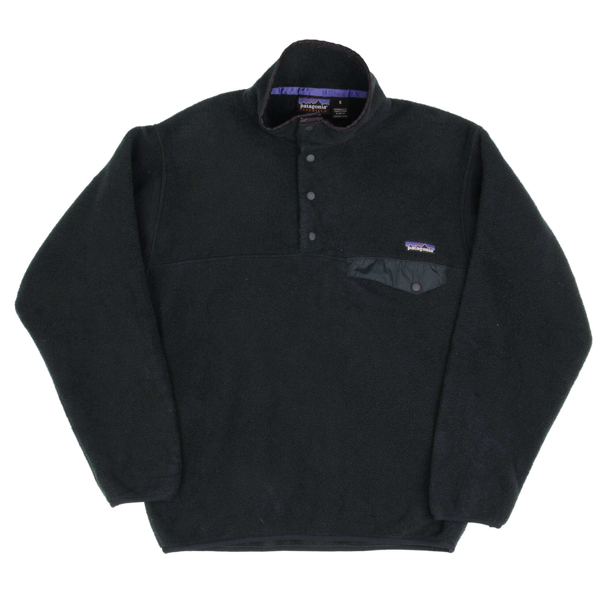格安新品  PATAGONIA 1990s SYNCHILLA パタゴニア 90年代 Blue S SNAP-T Sサイズ
