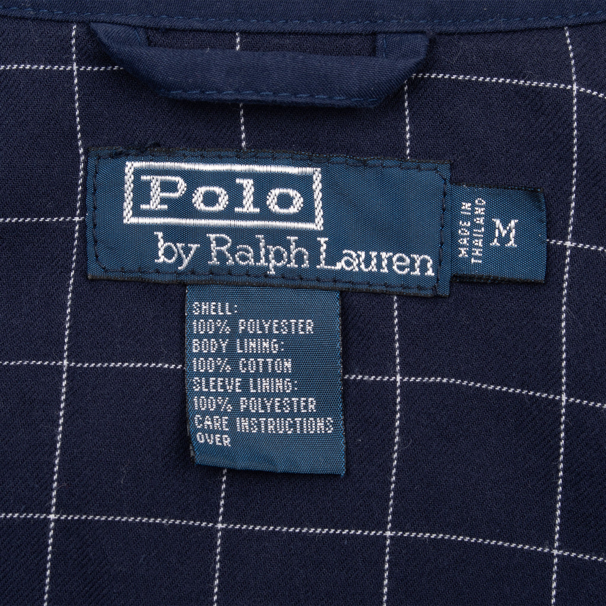 Vintage Polo Ralph Lauren Blue Harrington Golf Jacket 1990S Size Medium