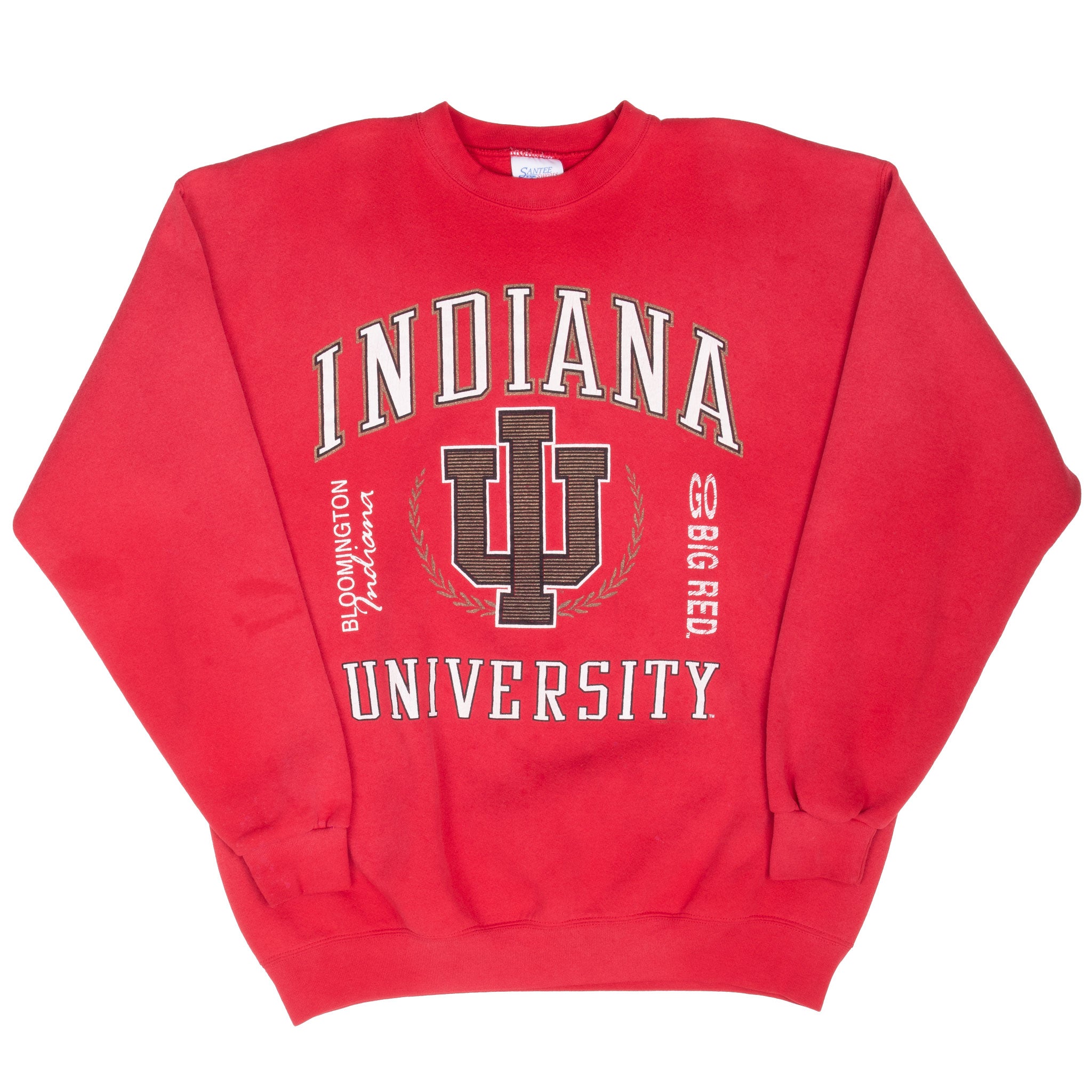 Vintage Ncaa Indiana University Sweat Shirt 1990S Size XL Made In Usa