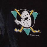 Vintage NHL Anaheim Mighty Ducks Disney Tee Shirt 1990S Size XL Made in USA With Single Stitch Sleeves