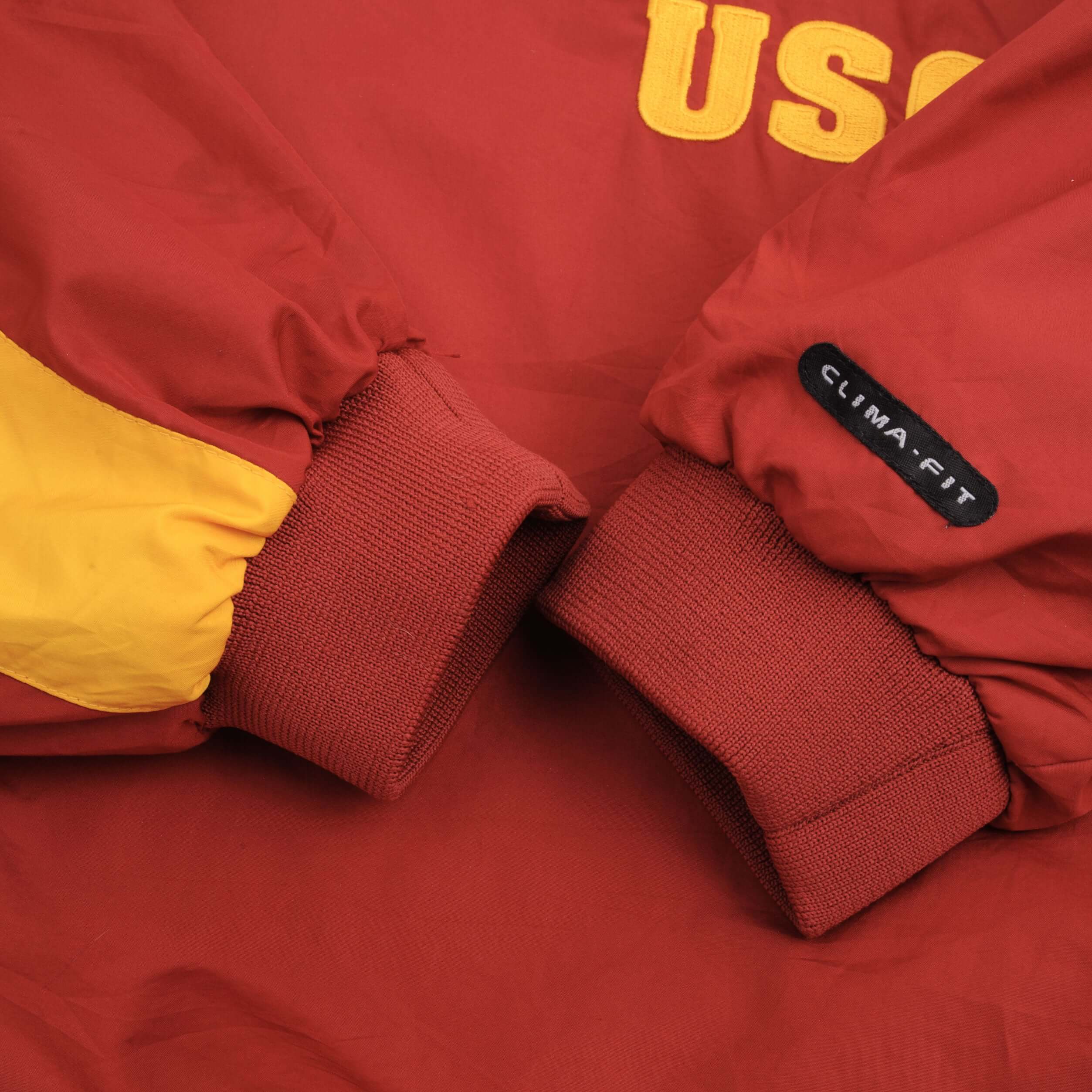 Vintage Nike USC Trojan Windbreaker Pullover Jacket 1990S Size Medium