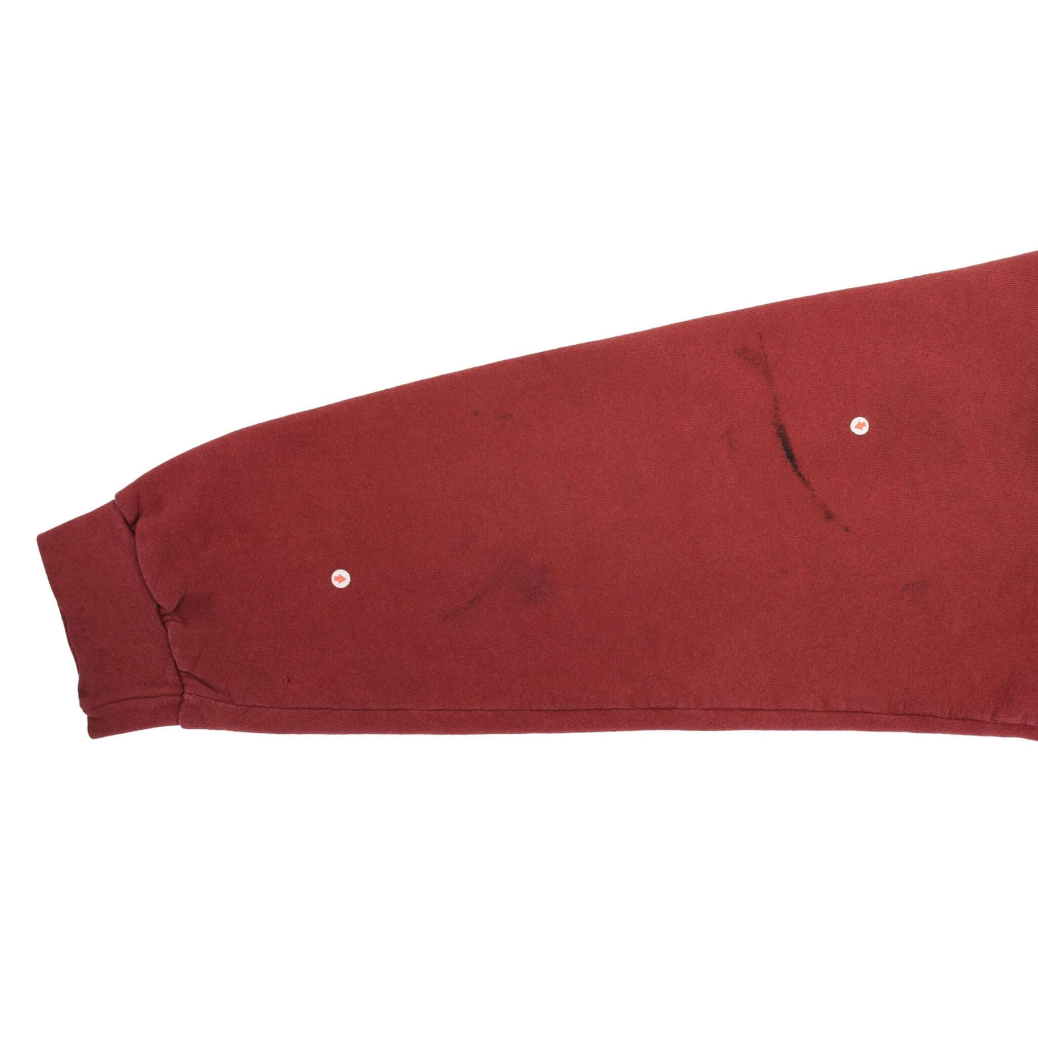 VINTAGE NIKE MIDDLE SWOOSH TRAVIS SCOTT BURGUNDY HOODIE SWEATSHIRT 200 â Vintage rare usa