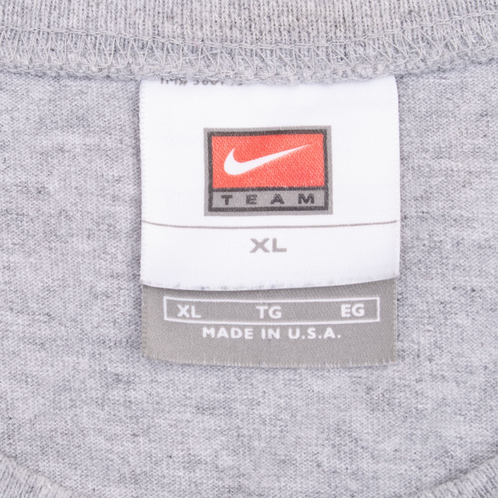 Vintage Nike Ncaa Miami Hurricanes Tank Top Tee Shirt 2000S Size XL Made In Usa