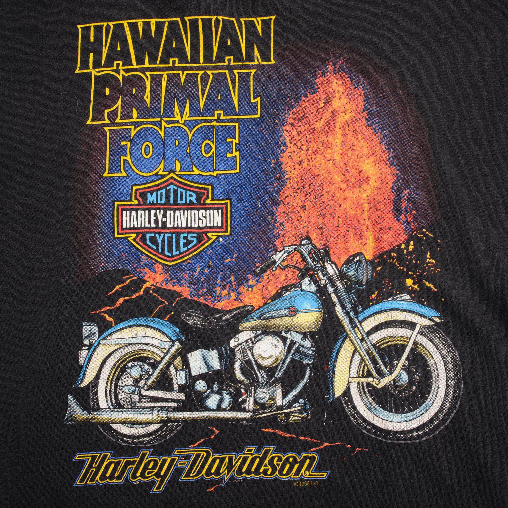 VINTAGE HARLEY DAVIDSON TEE SHIRT 1995 SIZE LARGE MADE IN USA.