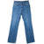Front view of Levi's 517 medium indigo blue jeans with five-pocket styling and contrast stitching