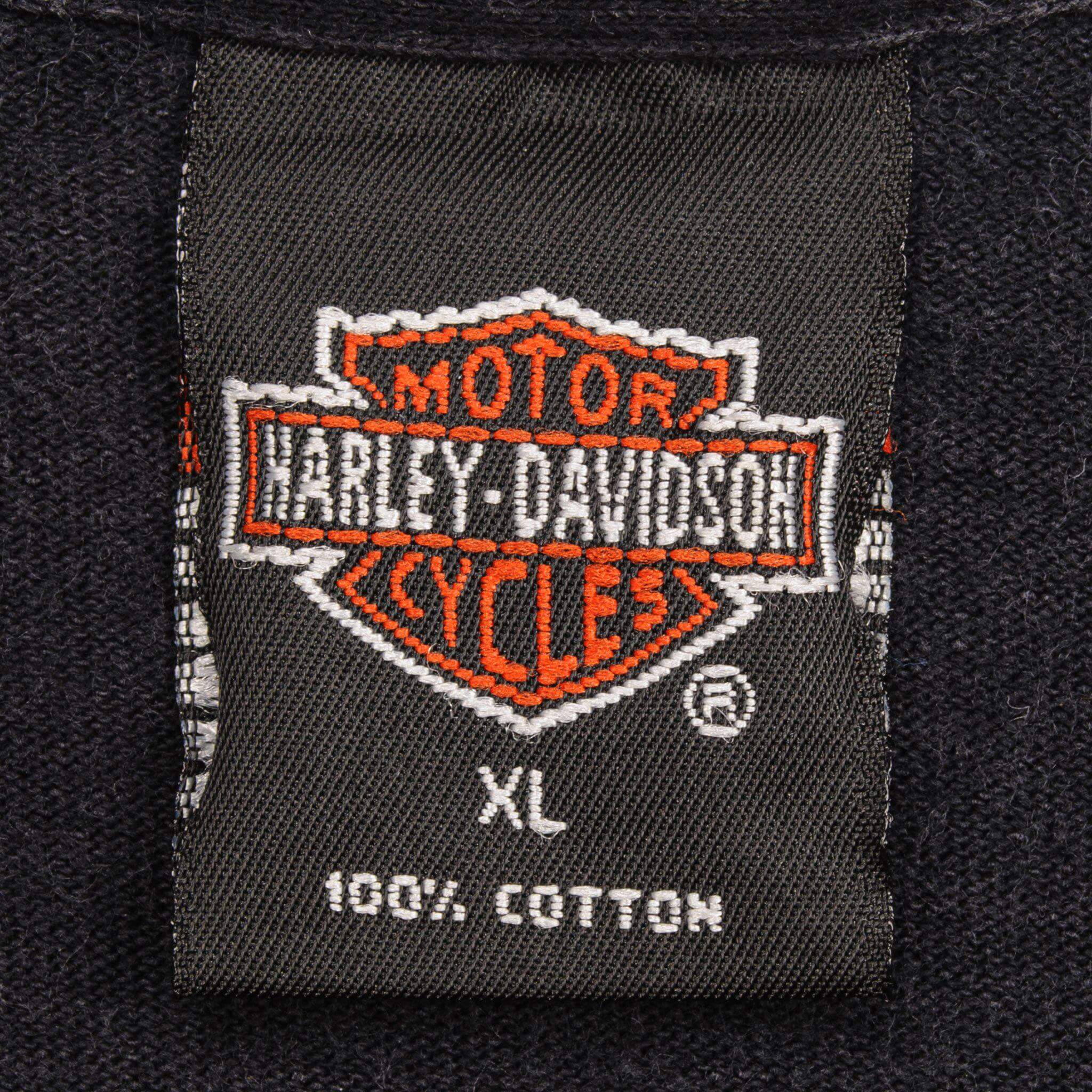 VINTAGE HARLEY DAVIDSON TEE SHIRT 1995 SIZE LARGE MADE IN USA.