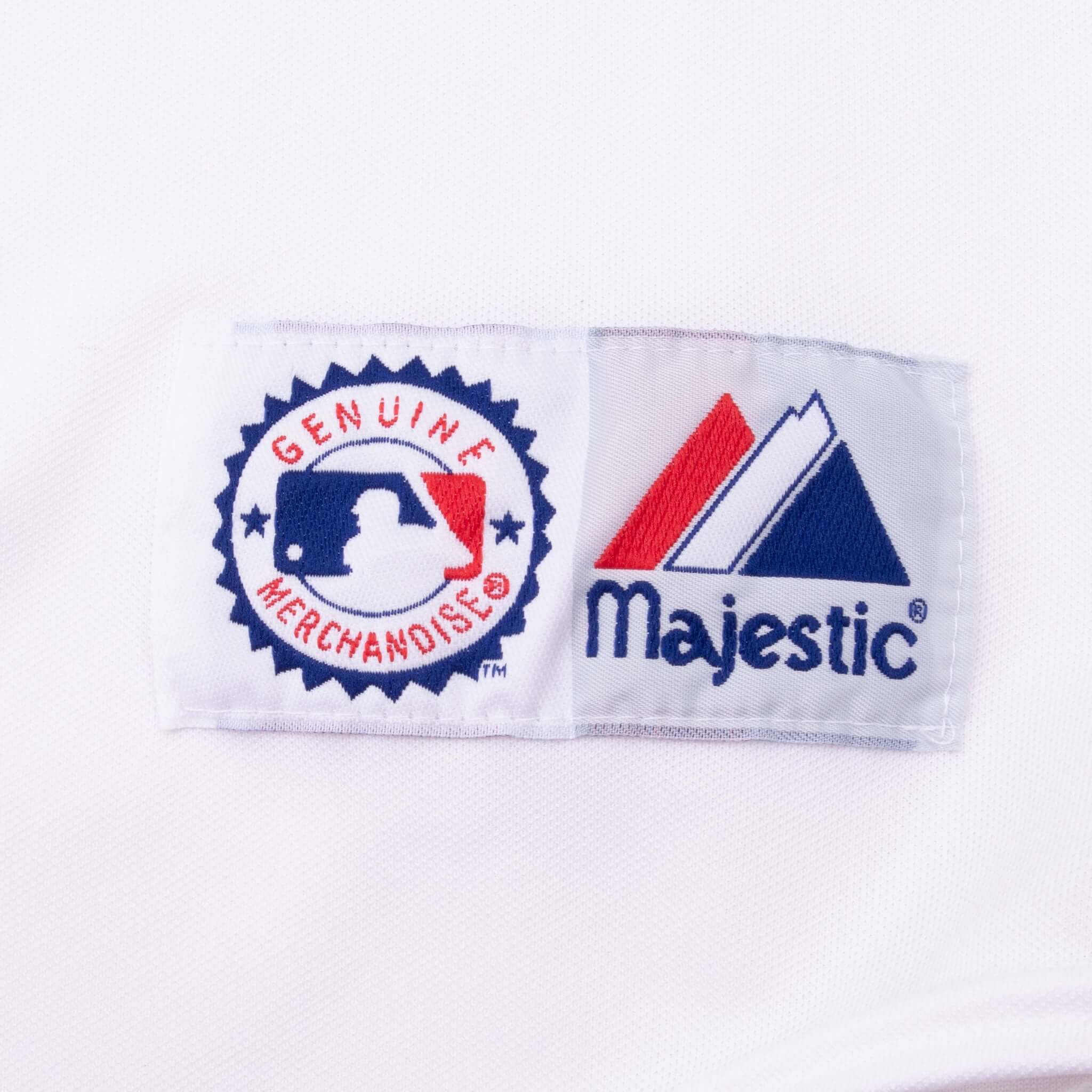 Vintage Mlb Cleveland Indians Majestic Jersey 1990S Size Medium Made In Usa