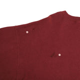VINTAGE NIKE SPELLOUT SWOOSH BURGUNDY SWEATSHIRT 1990S 2XL MADE IN USA