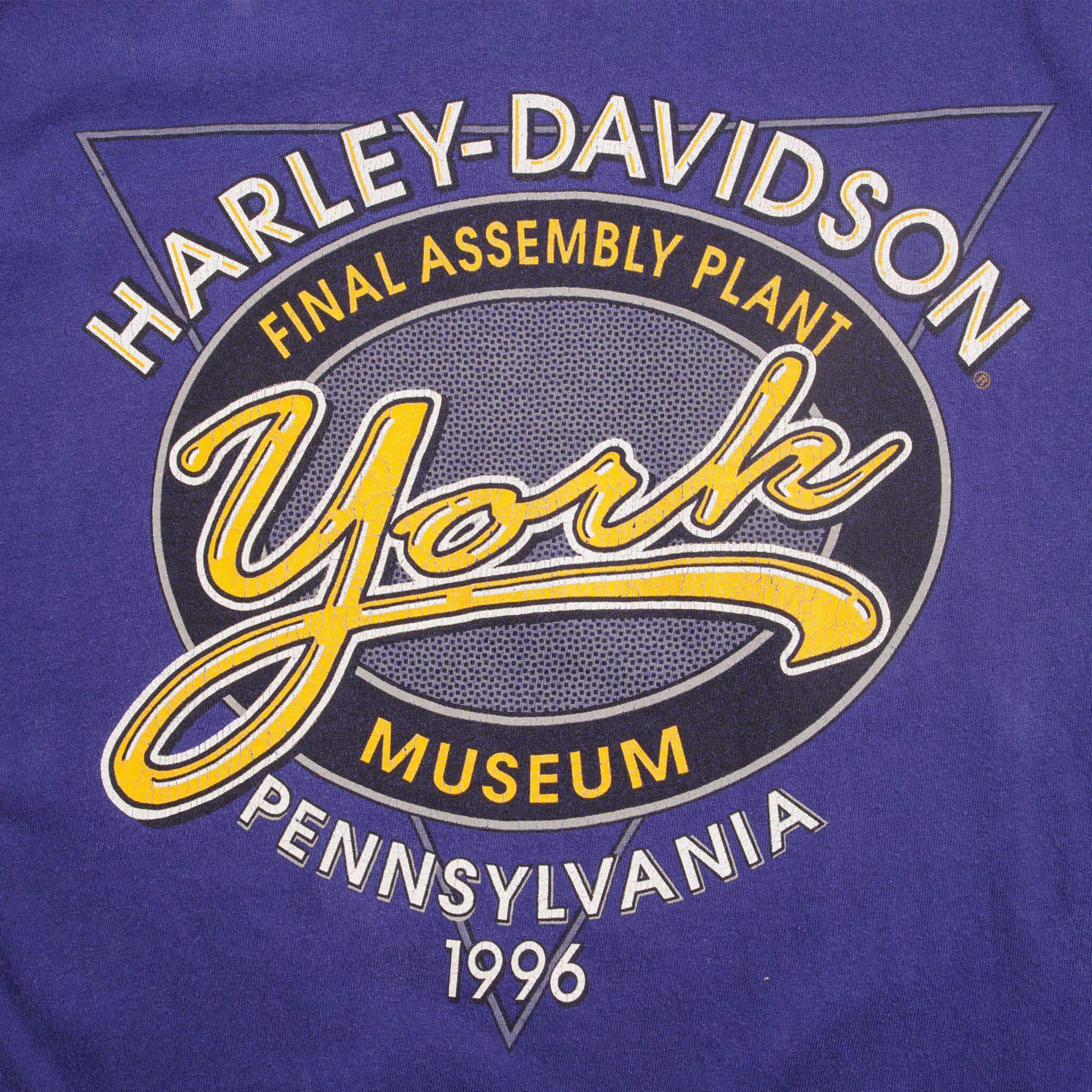 VINTAGE HARLEY DAVIDSON TEE SHIRT 1996 SIZE LARGE MADE IN USA