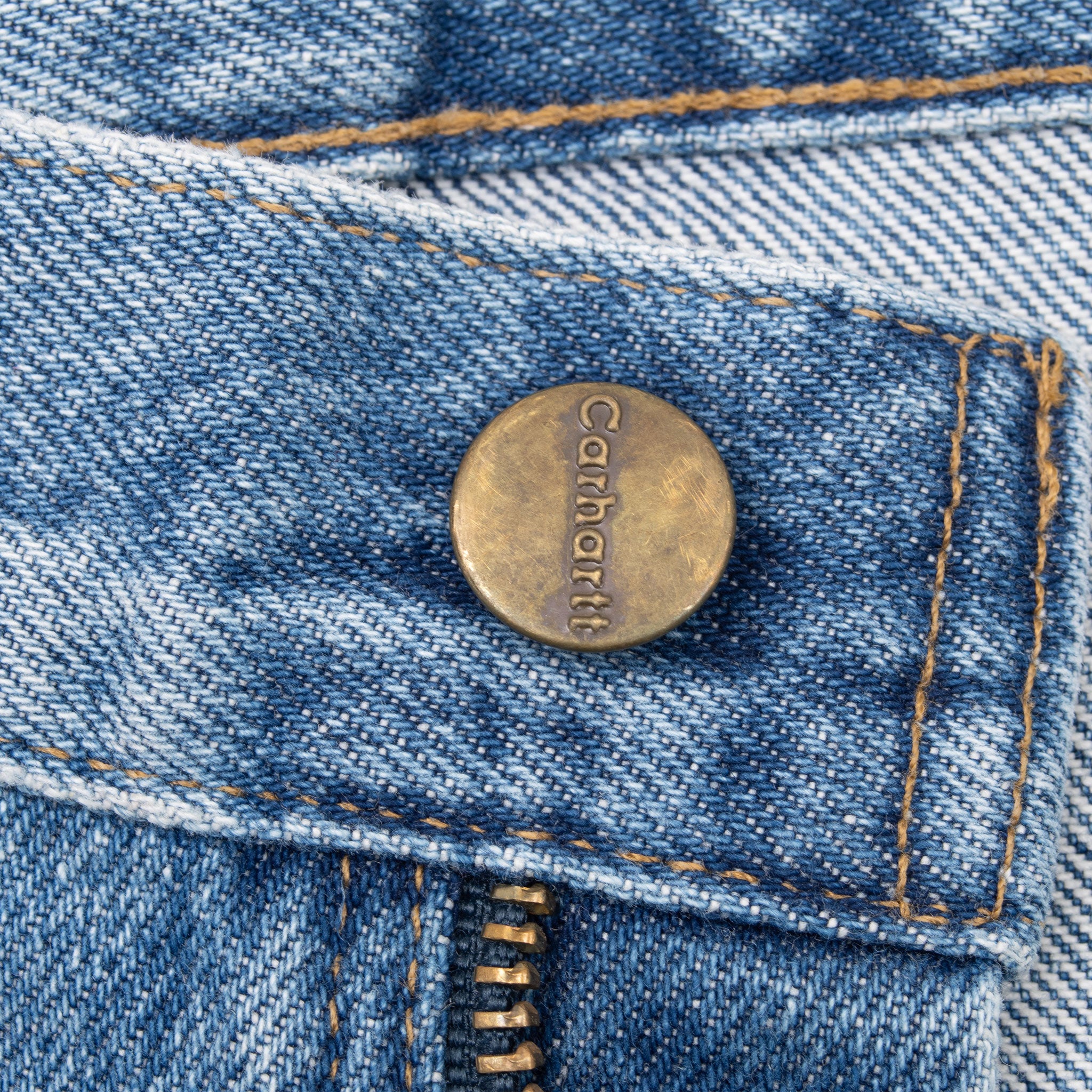 VINTAGE CARHARTT DENIM BLUE CARPENTER SHORTS B29STW 2011 SIZE 34 DEADSTOCK