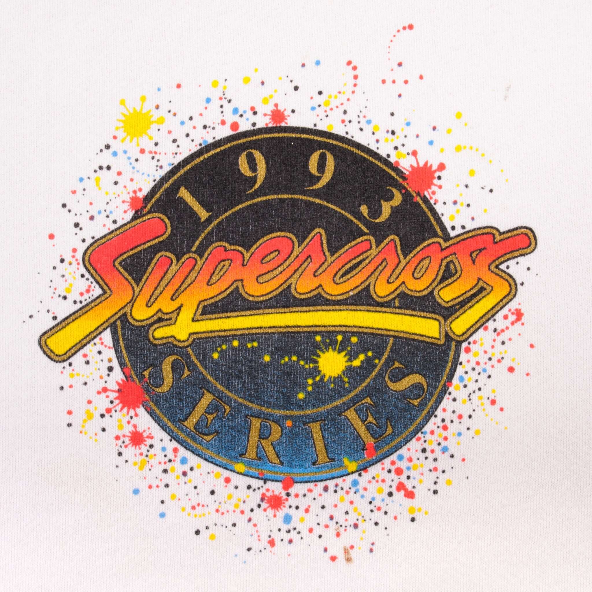 Vintage Ama Supercross Series 1993 Motocross Sweatshirt Size XL Made In Usa