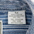 Vintage Levis Blue Striped Pocket Shirt 1990S Size Medium