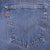 Beautiful Indigo Levis 517 1980s Jeans With Single Stitch Made in USA with Medium Blue Wash  Size 42x31 Back button #2  Zip: Talon