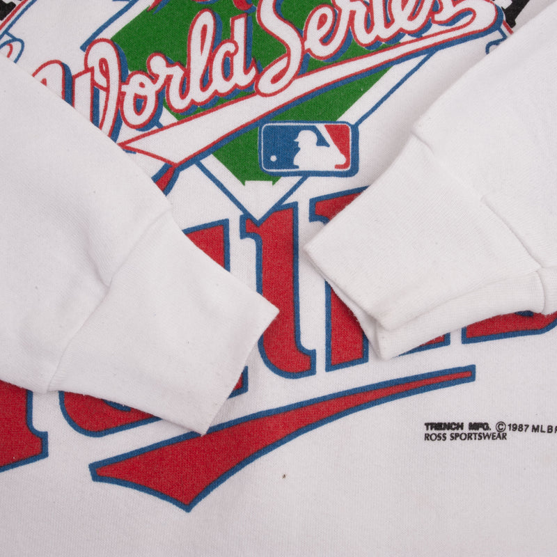 Vintage MLB Minnesota Twins Sweatshirt 1987 Size Large Made In USA