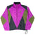 VINTAGE NIKE SWOOSH PURPLE GREEN WINDBREAKER JACKET LATE 1980S SMALL
