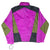 VINTAGE NIKE SWOOSH PURPLE GREEN WINDBREAKER JACKET LATE 1980S SMALL