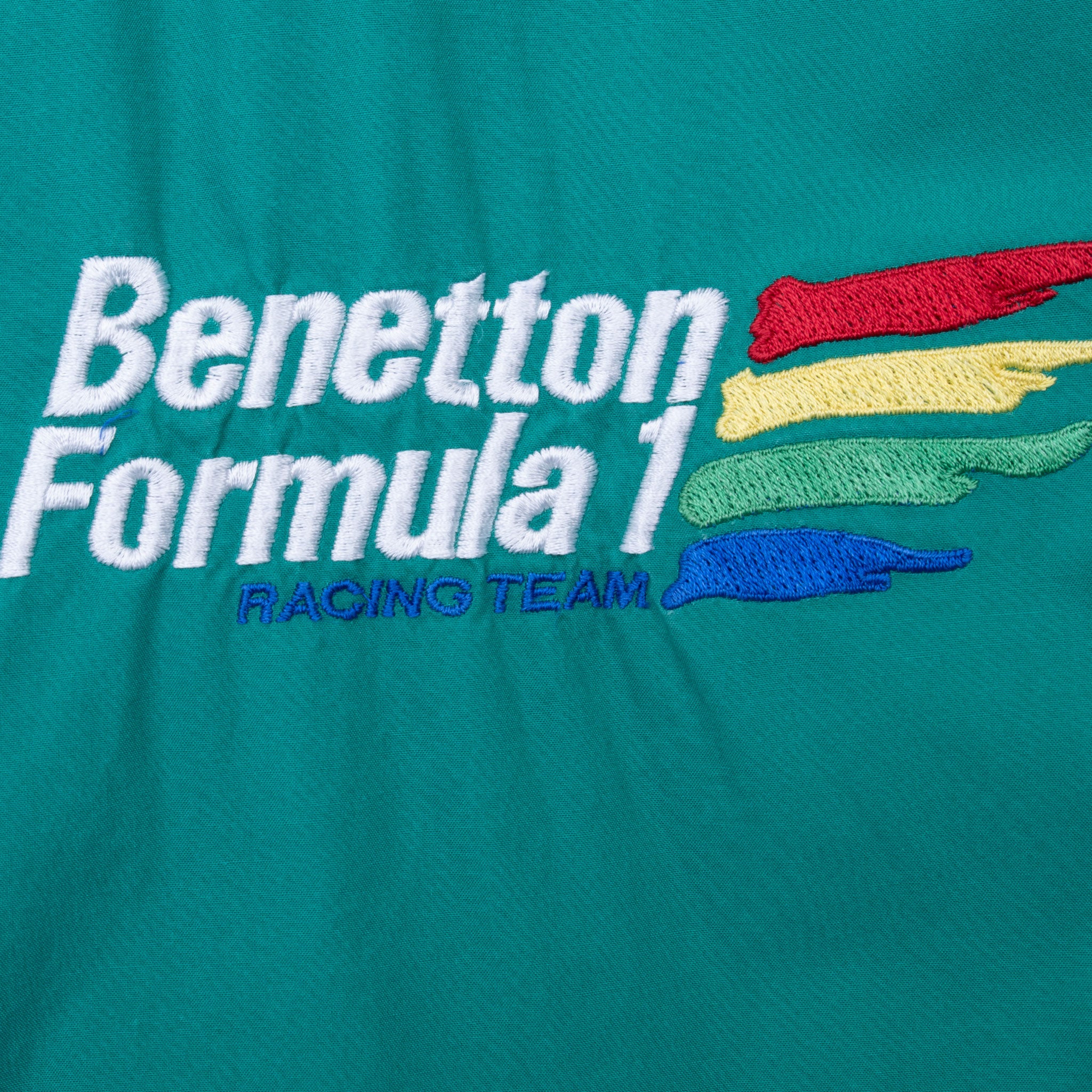 Vintage Benetton Formula One Racing Team Bomber Jacket 1990S Size XL