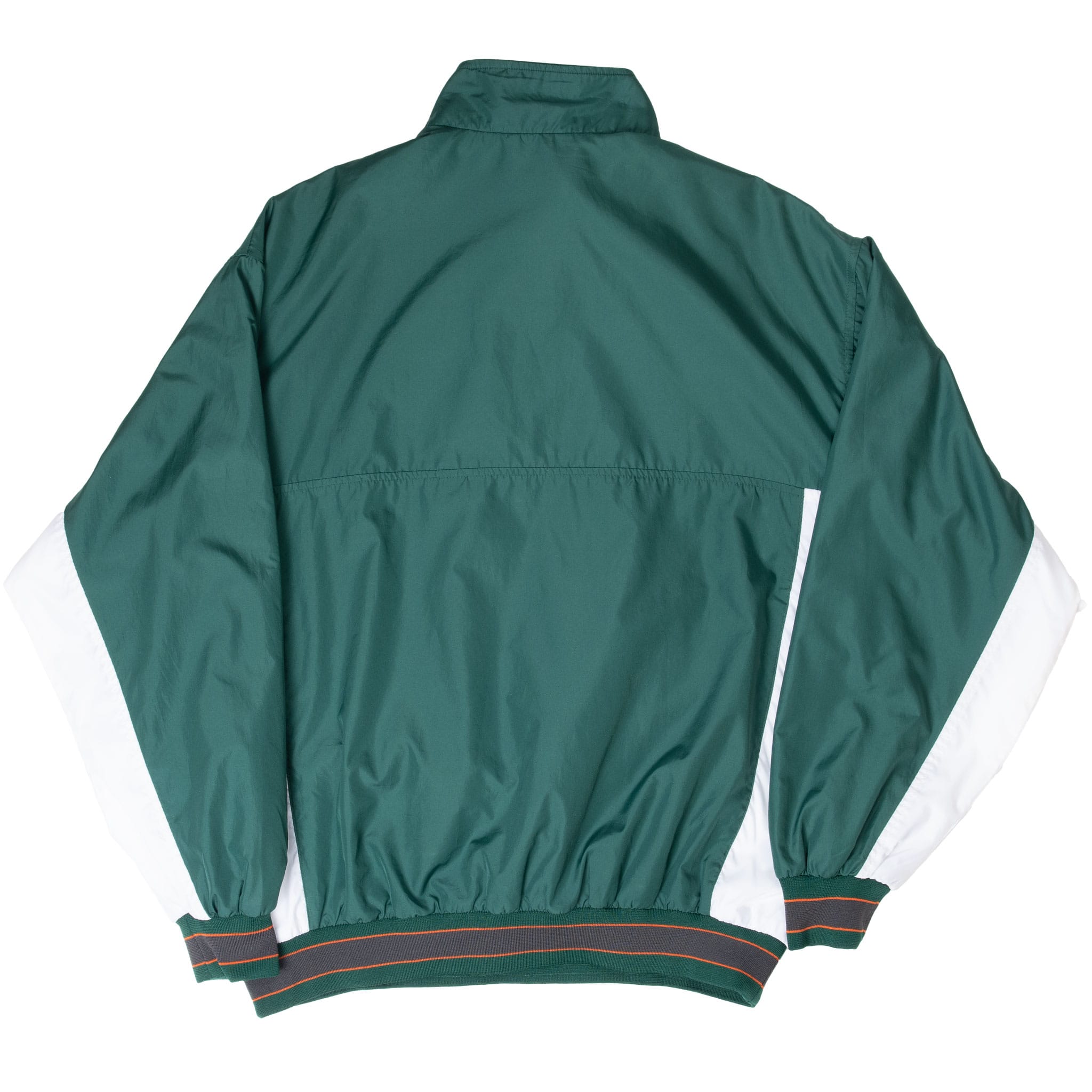 VINTAGE NIKE SWOOSH GREEN PULLOVER WINDBREAKER JACKET 1990S LARGE