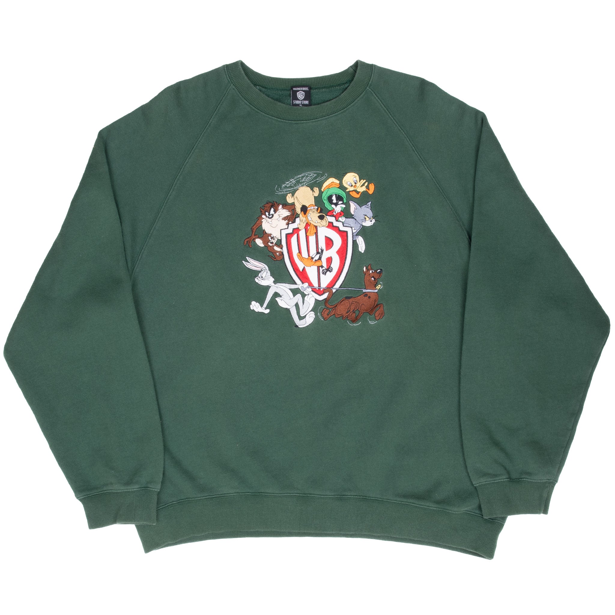 Vintage Warner Bros Looney Tunes Scooby Doo 1990S Sweatshirt Size XL
