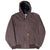 VINTAGE CARHARTT BROWN HOODED ACTIVE JACKET J280DKB 2012 SIZE MEDIUM