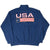 VINTAGE NIKE TEAM USA CLASSIC SWOOSH NAVY BLUE WINDBREAKER JACKET 1990S XL