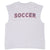 Vintage Nike Soccer Big Swoosh Grey Tank Top Tee Shirt 1990S Size XL Made In Usa