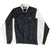 VINTAGE NIKE SWOOSH BLACK WHITE AND YELLOW WINDBREAKER JACKET 1990S LARGE