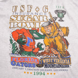 復古 NCAA 佛羅裡達鱷魚隊 VS 西弗吉尼亞山地隊連帽 T 卹 1994 年 XL 美國製造