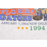 復古 NCAA 佛羅裡達鱷魚隊 VS 西弗吉尼亞山地隊連帽 T 卹 1994 年 XL 美國製造