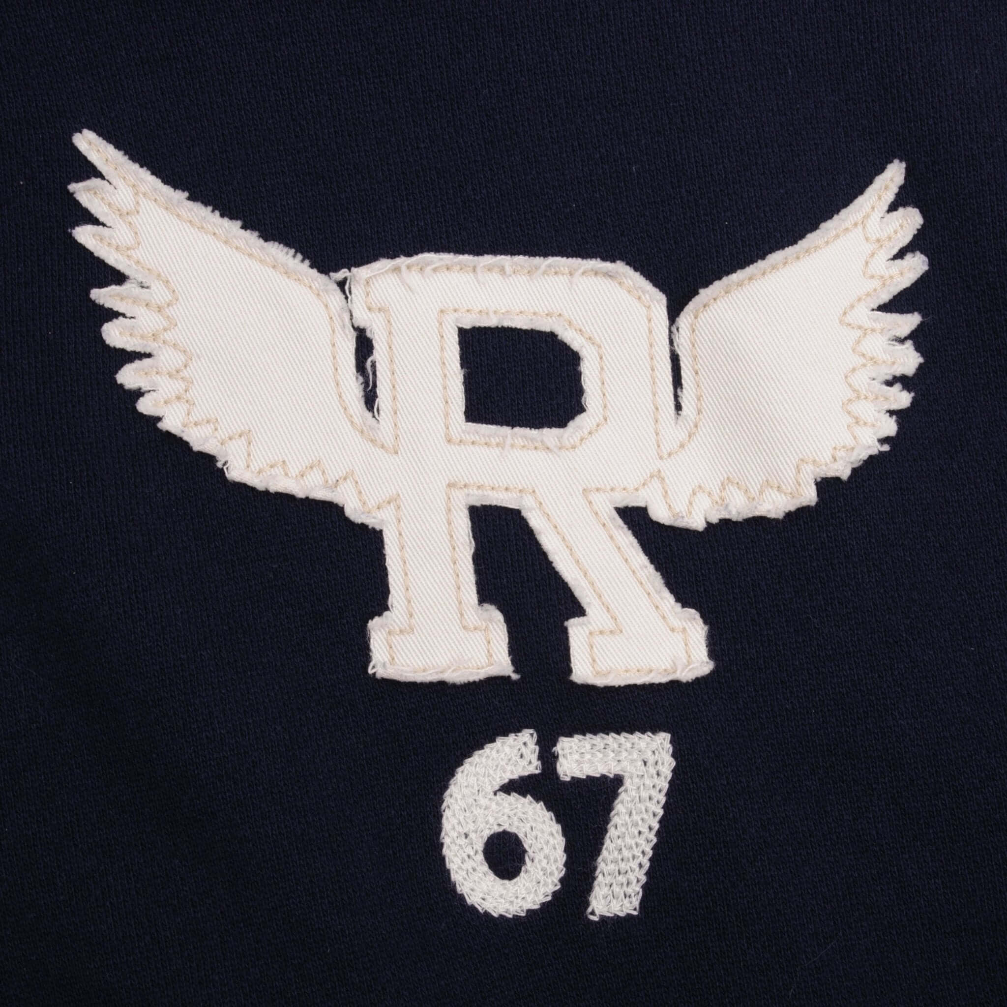 Vintage Ralph Lauren Polo R Wings 67 Hoodie Sweatshirt Size XL 1990s