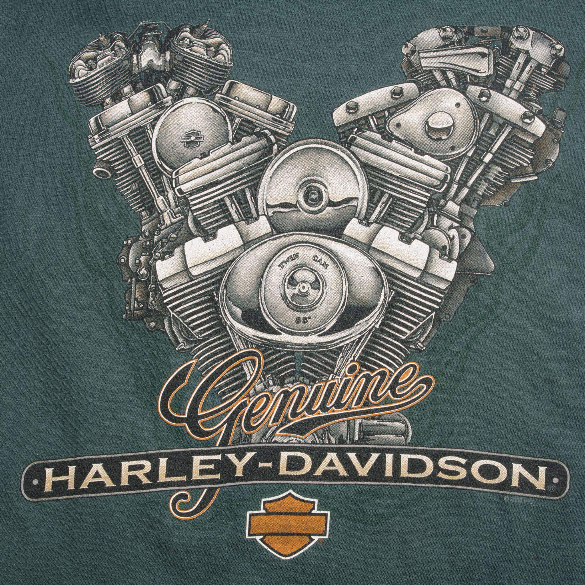 VINTAGE HARLEY DAVIDSON TEE SHIRT 2000 SIZE MEDIUM MADE IN USA