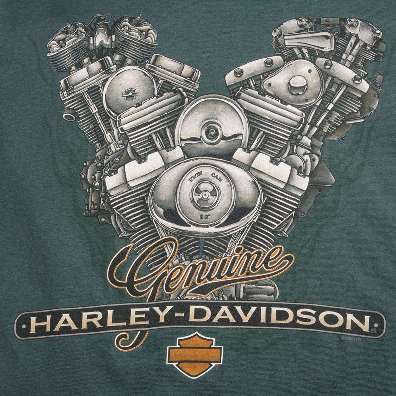 VINTAGE HARLEY DAVIDSON TEE SHIRT 2000 SIZE MEDIUM MADE IN USA
