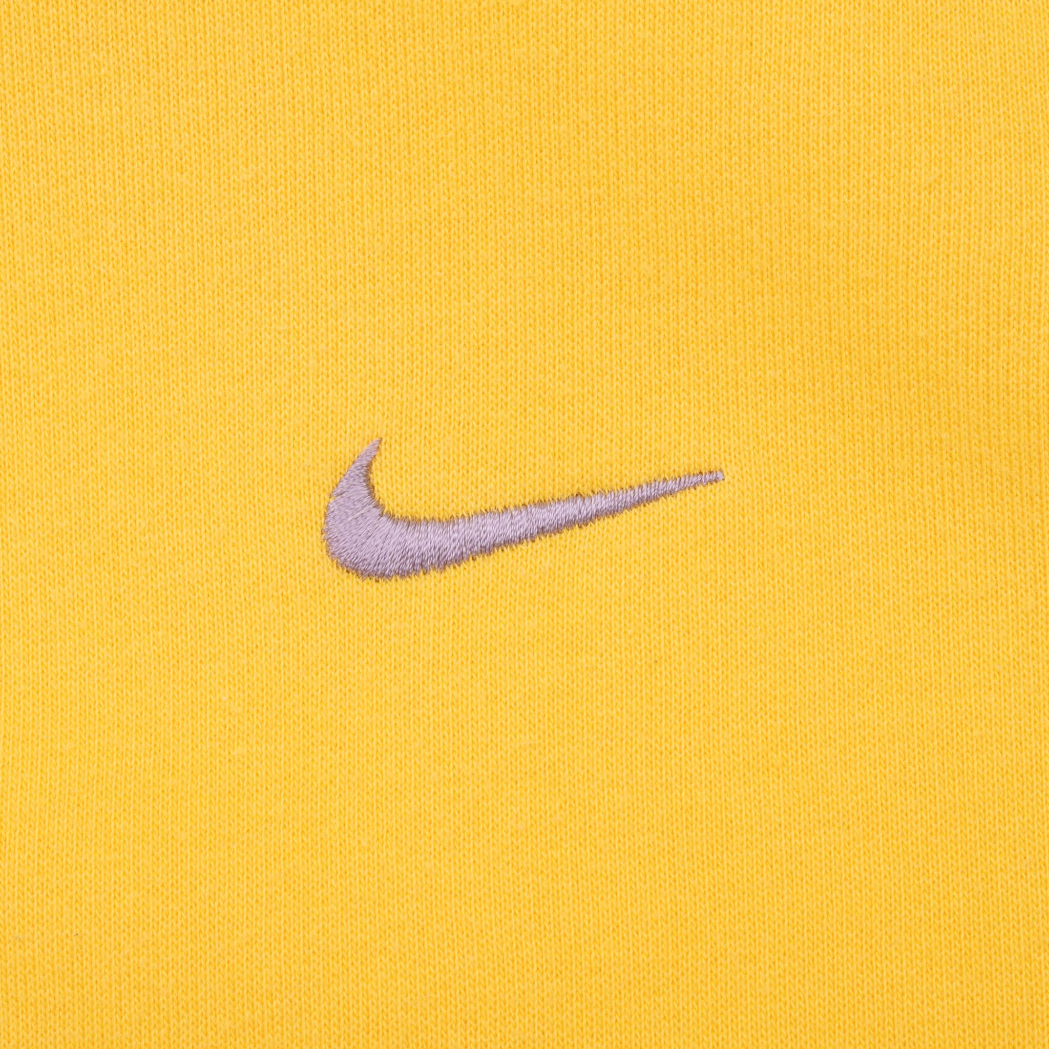 Vintage Nike Classic Swoosh Yellow Hoodie Sweatshirt 2000S Size XL