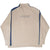 VINTAGE NIKE QUARTER ZIP BEIGE CENTER SWOOSH SWEATSHIRT 2000S SIZE XL