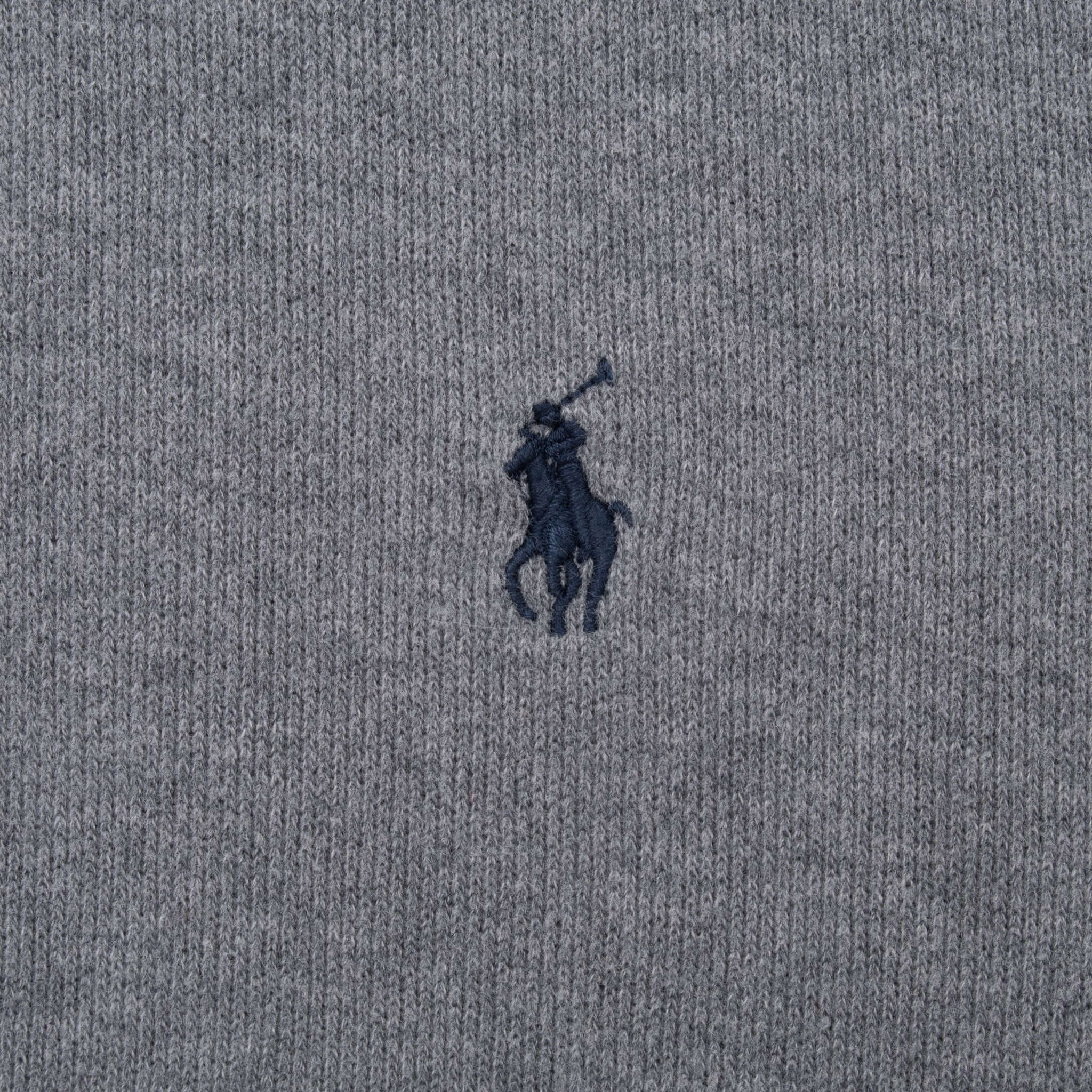 Vintage Polo Ralph Lauren Grey Quarter 1/4 Zip Sweater 1990S Size Medium