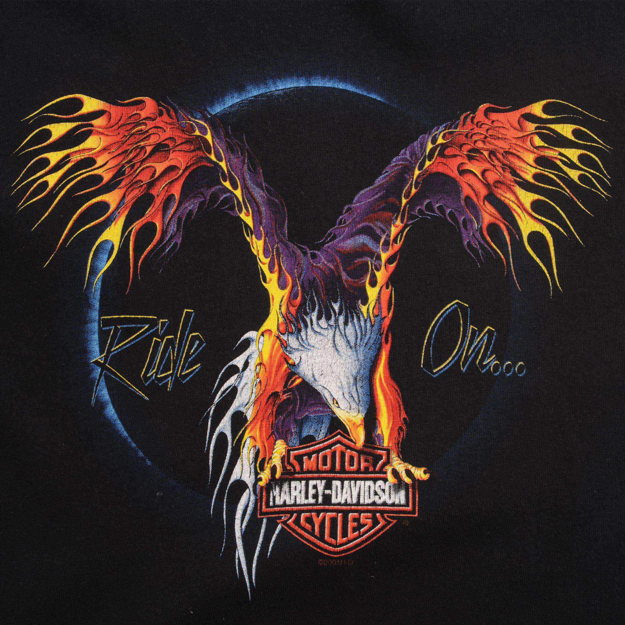 VINTAGE HARLEY DAVIDSON TEE SHIRT 2001 SIZE MEDIUM