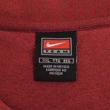 Vintage Red Bordeaux Nike Classic Swoosh Sweatshirt 1990S Size 2Xl