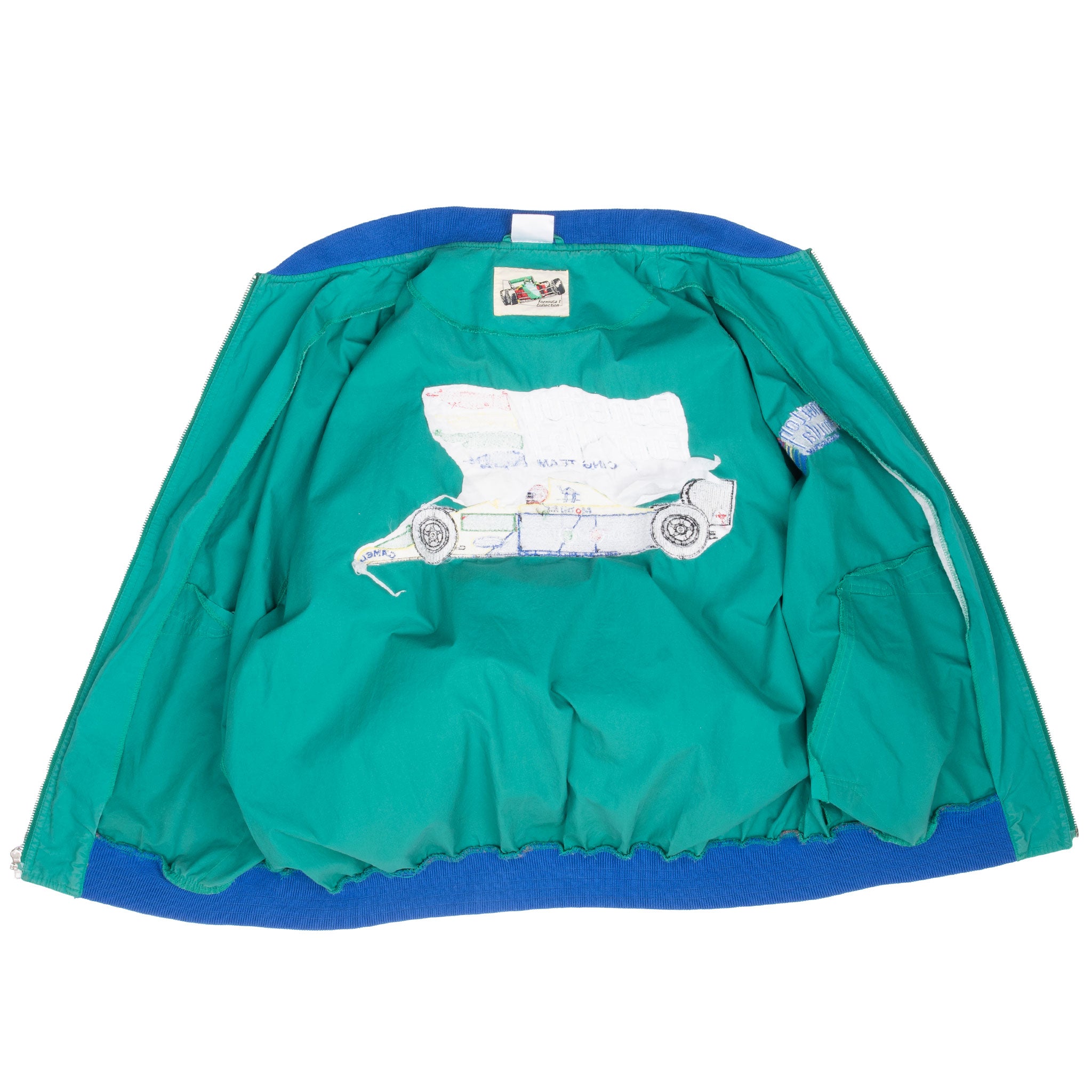 Vintage Benetton Formula One Racing Team Bomber Jacket 1990S Size XL