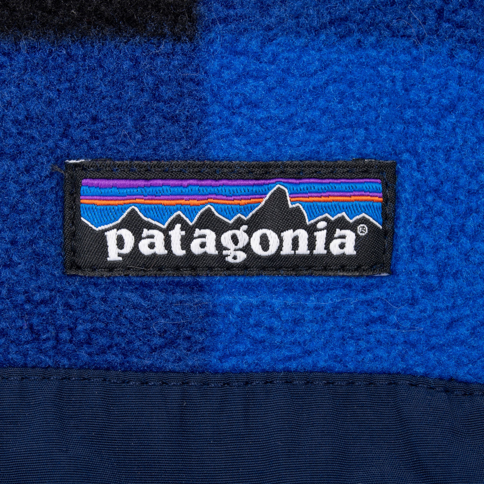 Vintage Patagonia Snap T Synchilla Blue Plaid Pullover Fleece Jacket 2000S Size XL

STY25580