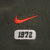 Vintage Nike Swoosh Spellout Green Quarter Zip Hoodie Sweatshirt 2000S Size 2XL