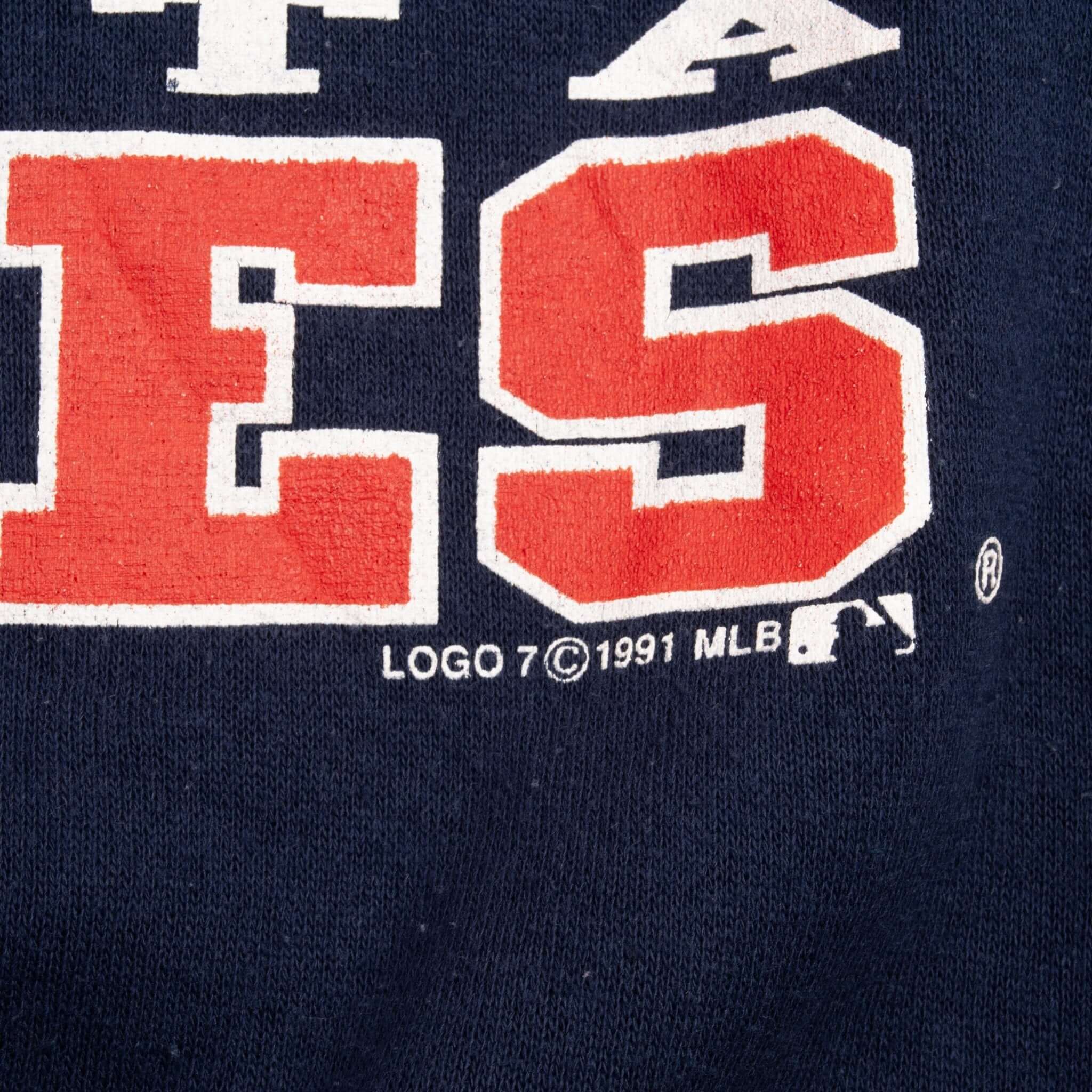 Vintage MLB Atlanta Braves Champions 1991 Tultex Sweatshirt Size Large Made In USA