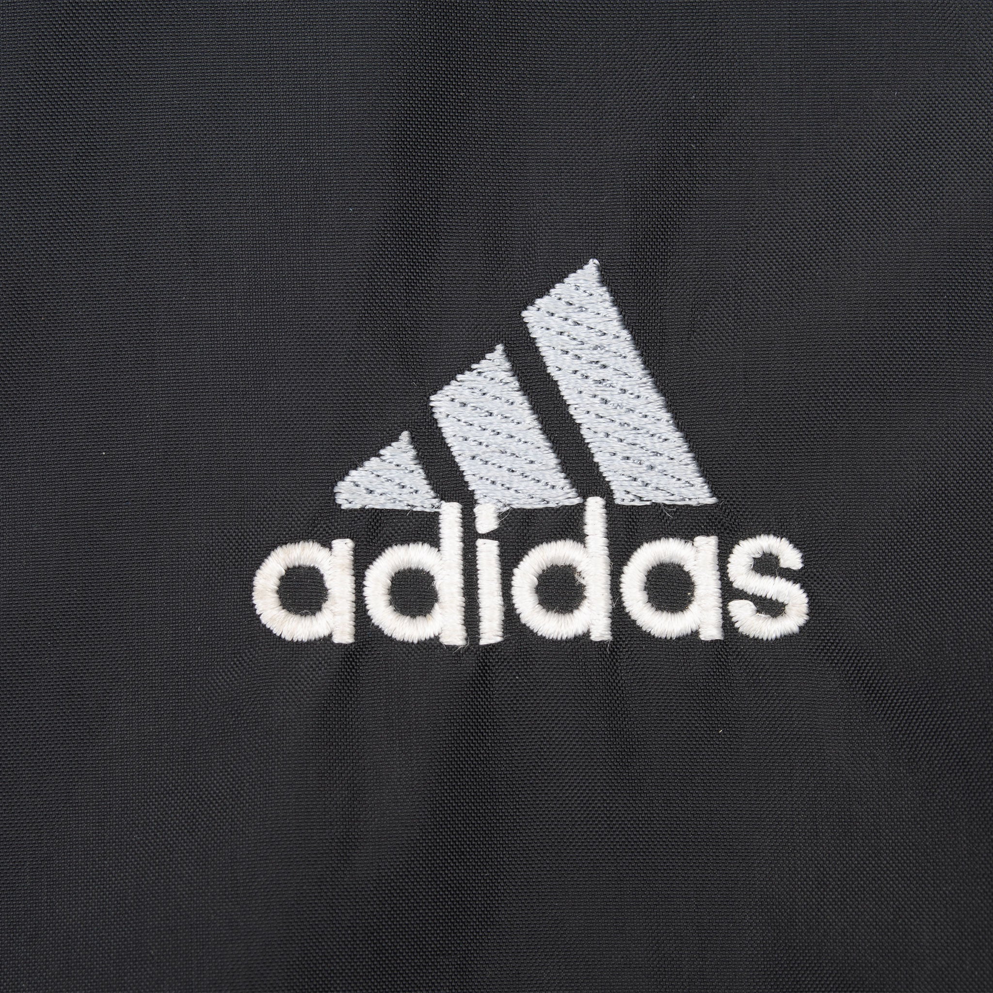 Vintage Adidas 3 Stripes Black Windbreaker Jacket 1990S Size Xl