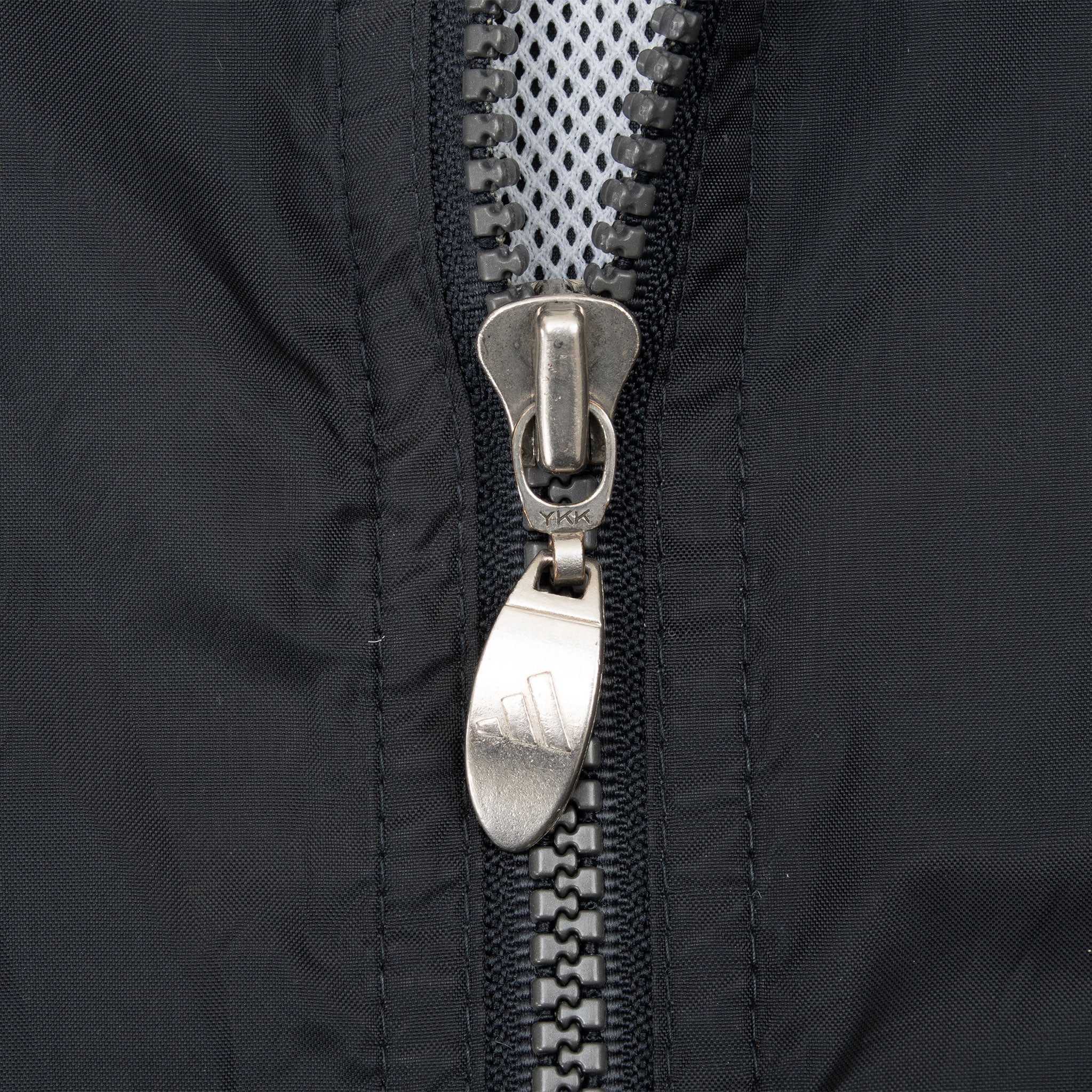 Vintage Adidas 3 Stripes Black Windbreaker Jacket 1990S Size Xl