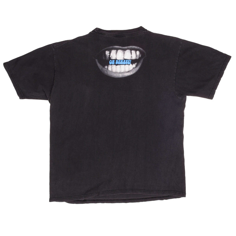 Vintage Austin Powers I won't bite hard oh Behave Tee Shirt 1998 Size Large
